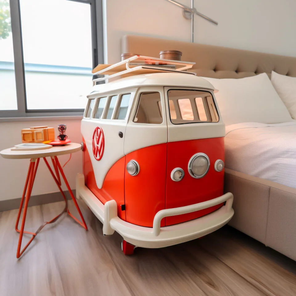 Volkswagen Type 2 Bus Shaped Nightstands