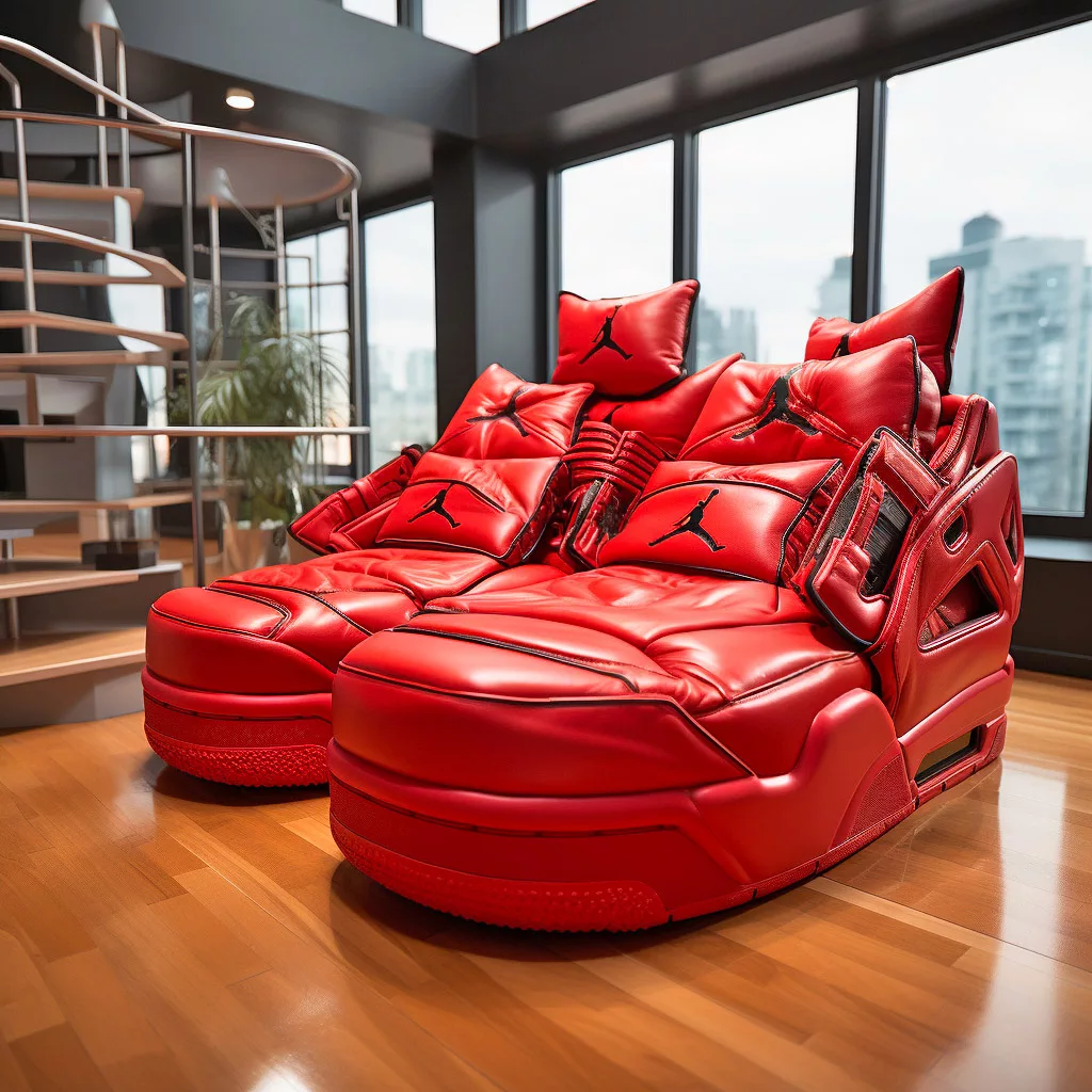 Stylish Sofa and Bed Designs Inspired by Sneakers