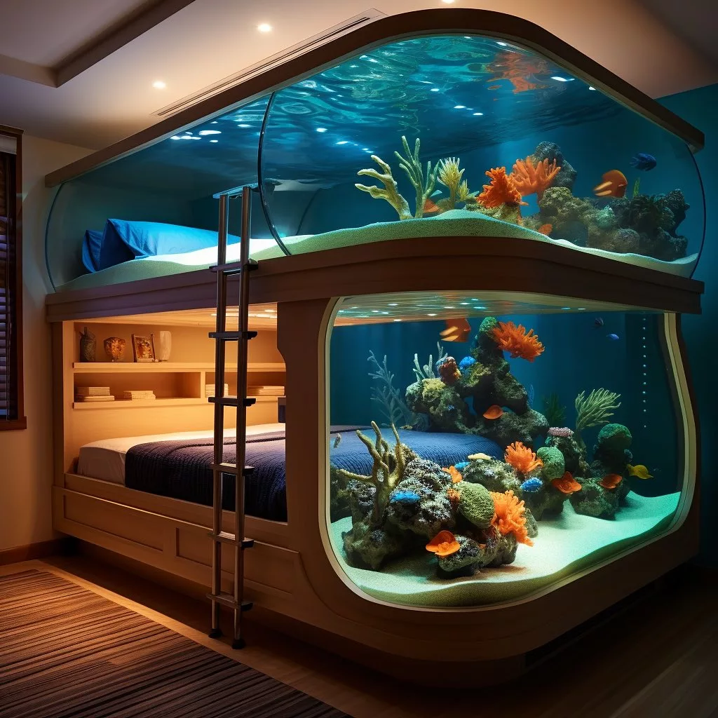 Explore the Ocean Depths with the "Ocean Haven" Bunk Bed