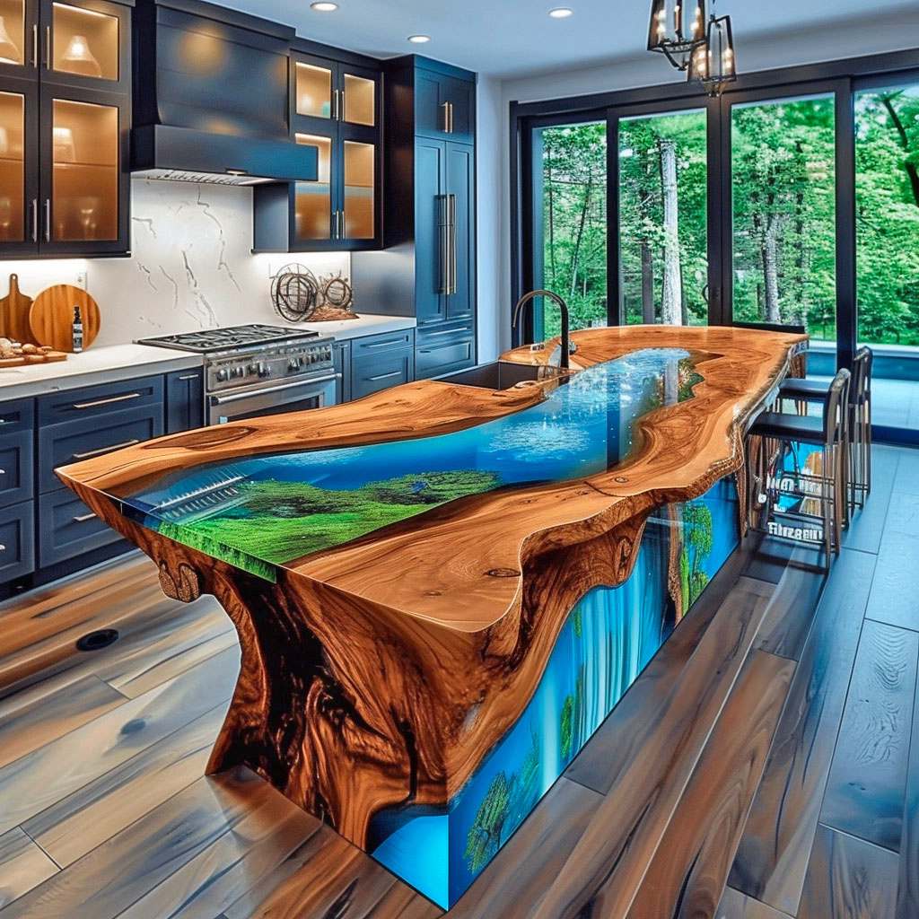 Benefits of Epoxy in Kitchen Island Design