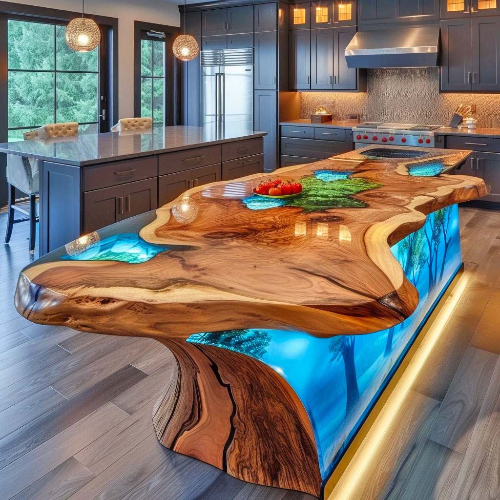 Benefits of Epoxy in Kitchen Island Design