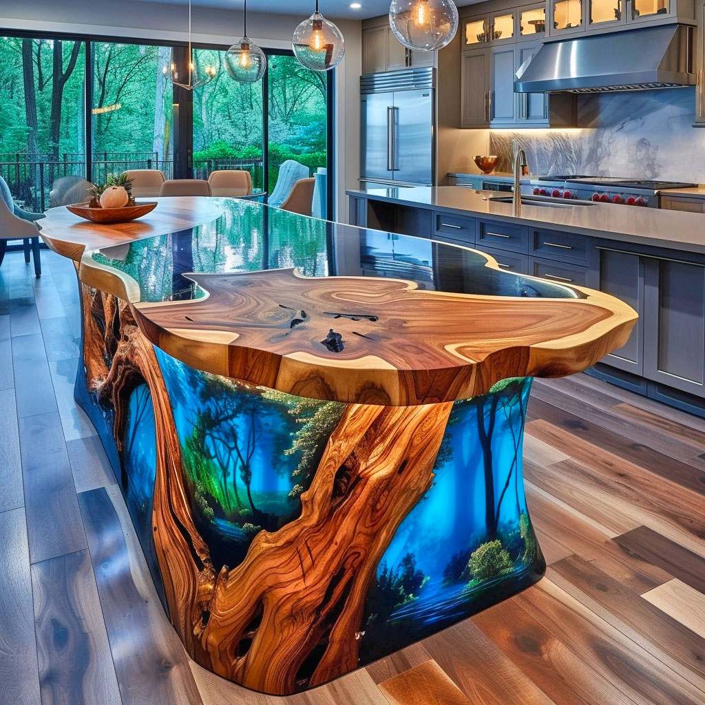 Benefits of Epoxy in Kitchen Island Design