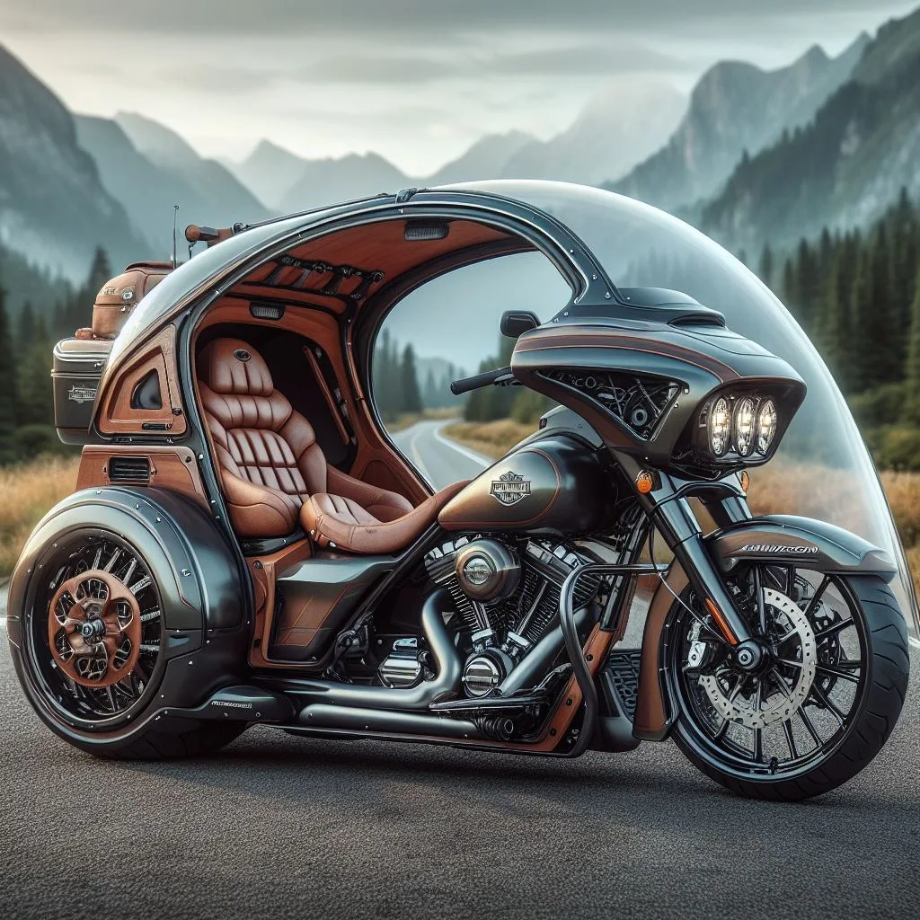 Unique Harley-Davidson Camper Designs