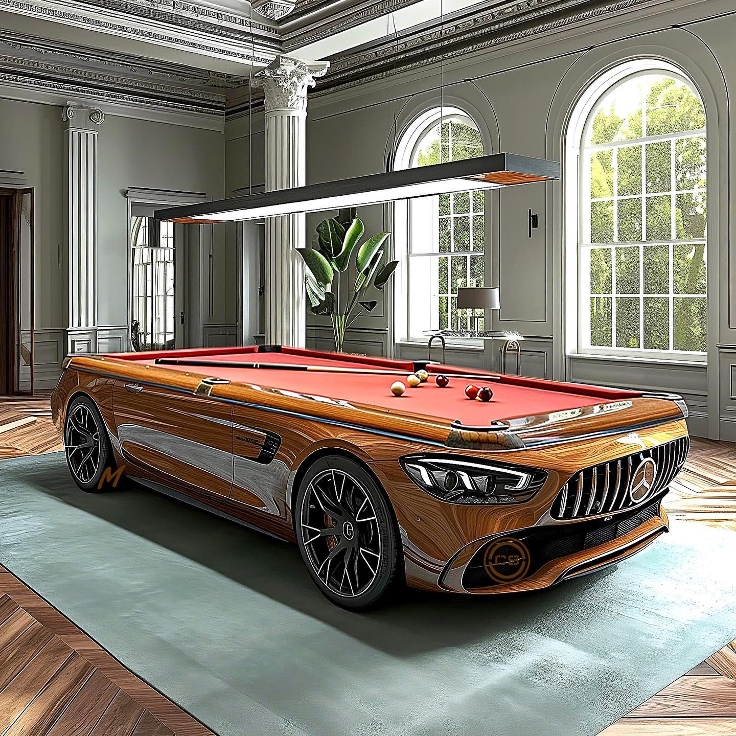 Advantages of Having a Mercedes-Inspired Pool Table