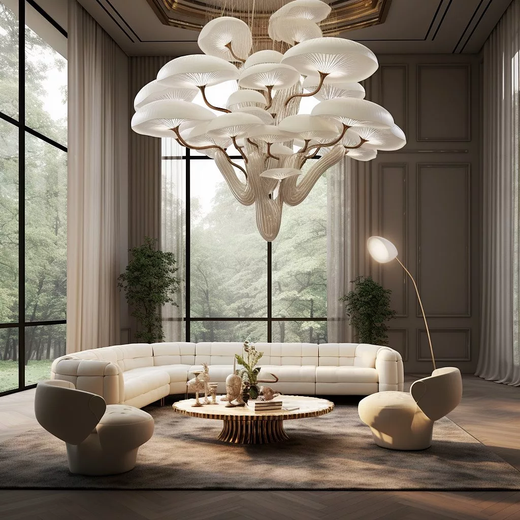 Materials and Styles in Mushroom Chandeliers