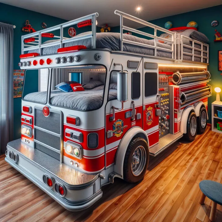 Safety Measures for Police and Firetruck Kids Bunk Beds