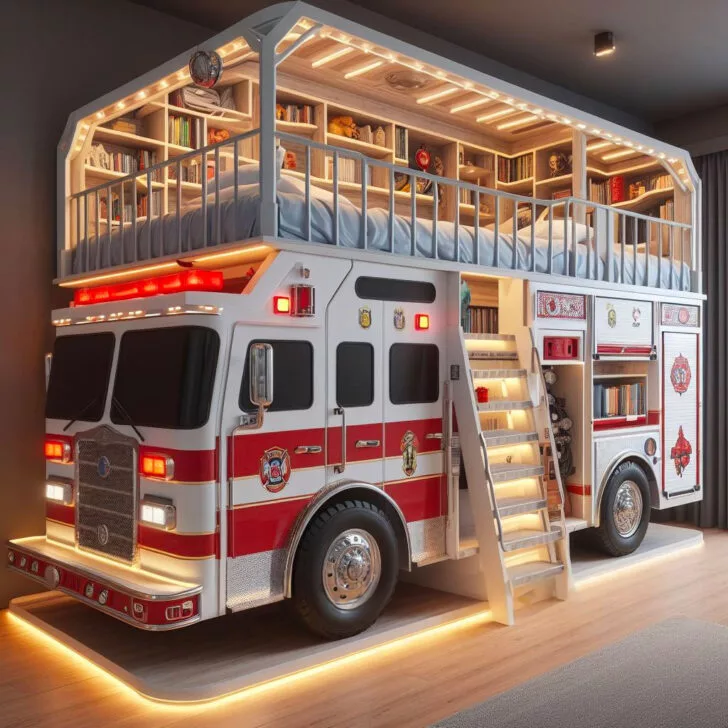 Customization Options for Police and Firetruck Kids Bunk Beds