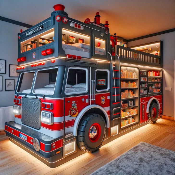 Assembly and Installation of Police and Firetruck Kids Bunk Beds