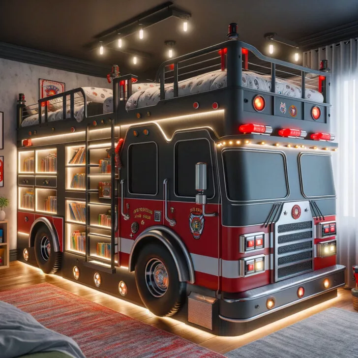 Assembly and Installation of Police and Firetruck Kids Bunk Beds