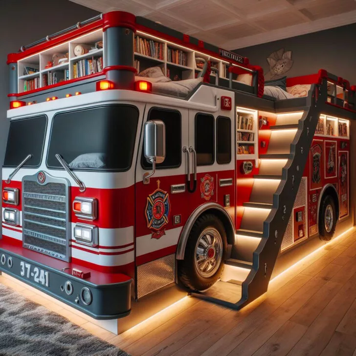 Design Options for Police and Firetruck Kids Bunk Beds