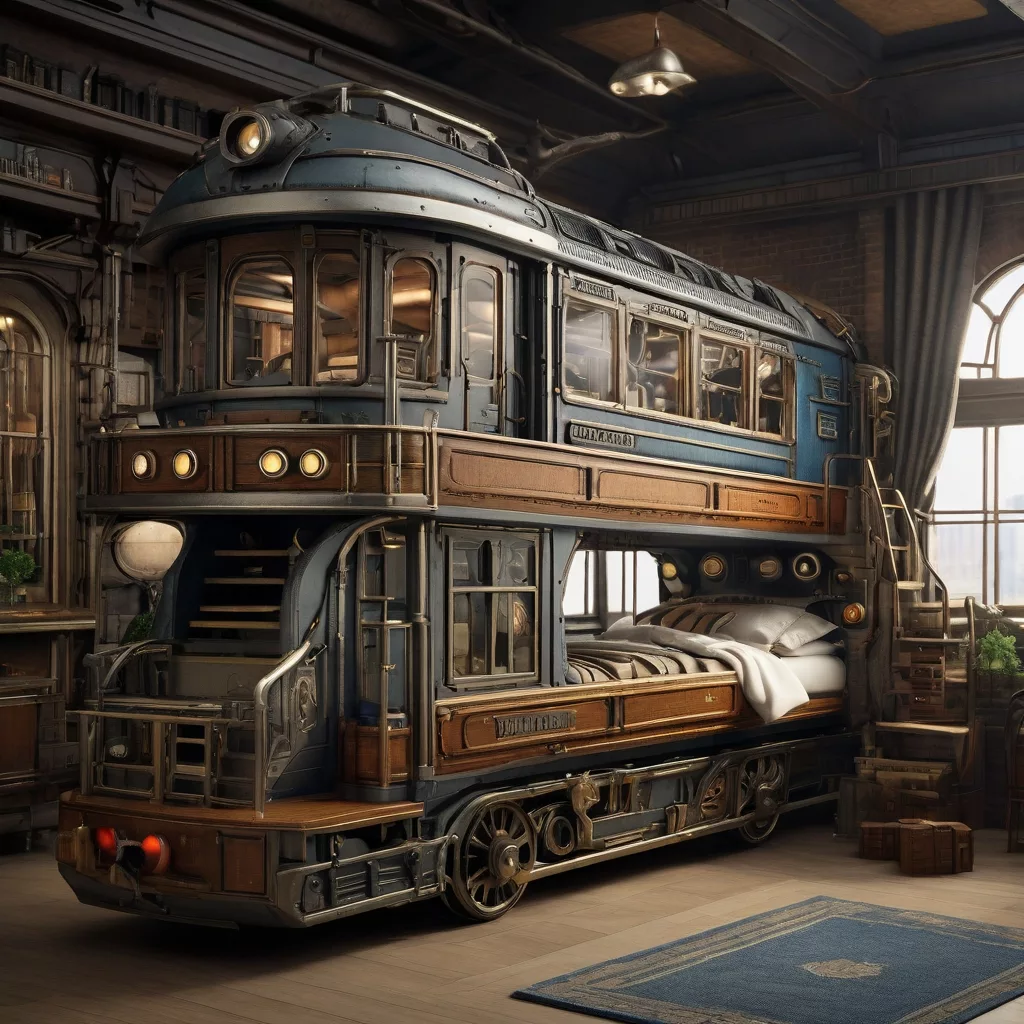 Choo-Choo to Dreamland: Explore the Magic of a Train Bunk Bed