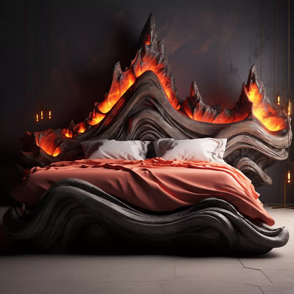 Modern Volcano Bed Designs