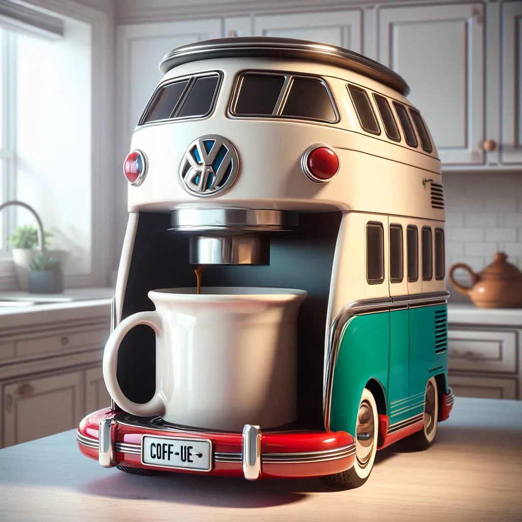 Volkswagen Bus Coffee Makers Brew Your Java with Retro Flair