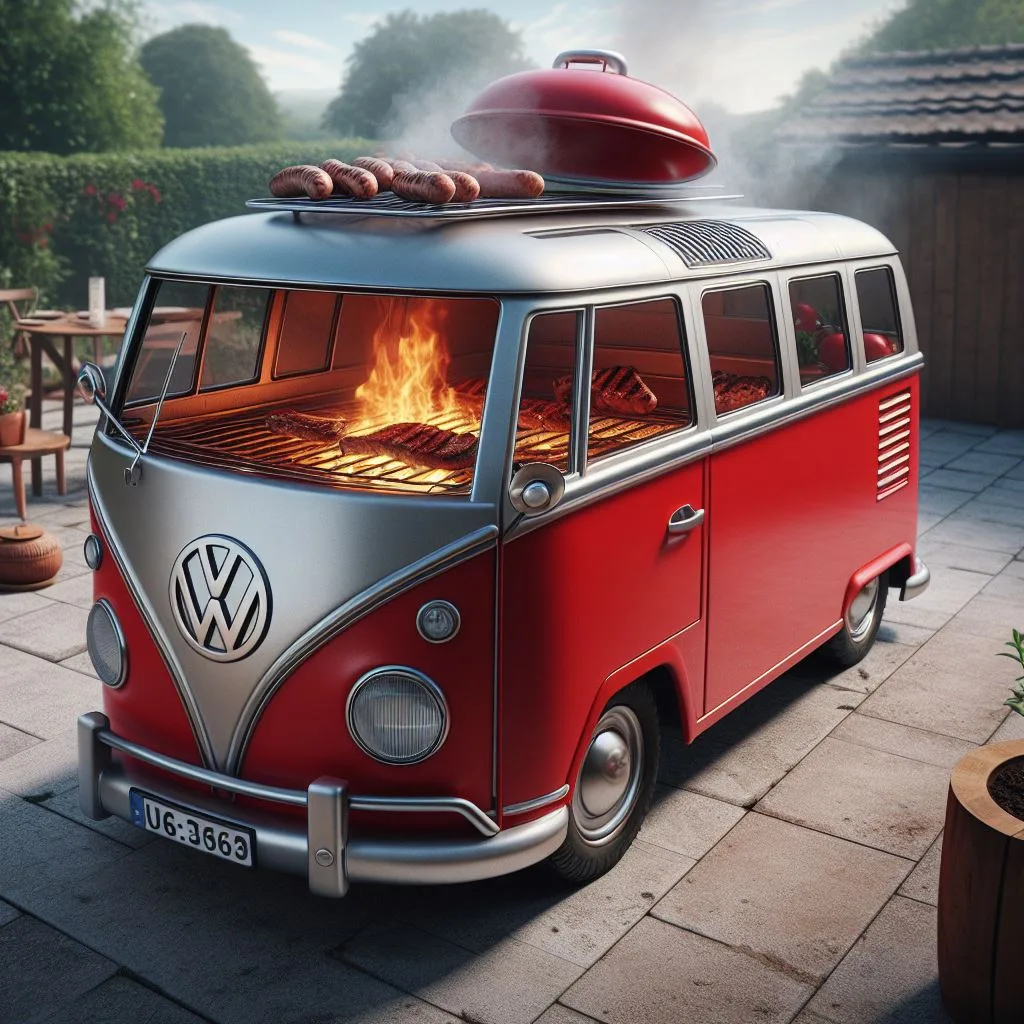 Evolution of the Volkswagen Bus into Iconic Grills