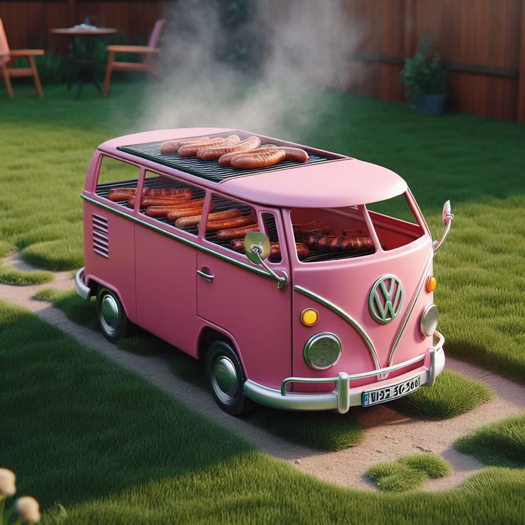 Exploring the Volkswagen Hippy Bus Barbecue Grill