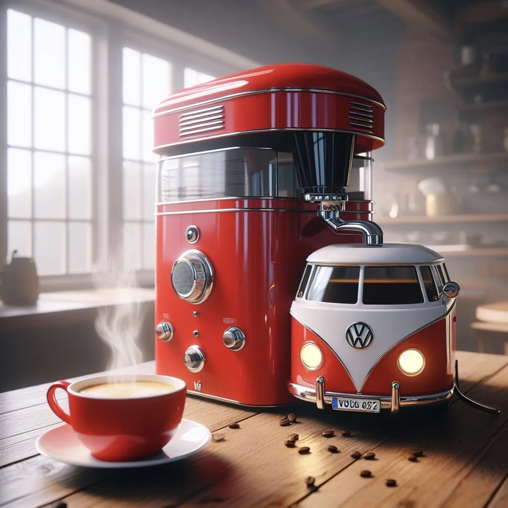 Volkswagen Bus Inspired Coffee Maker