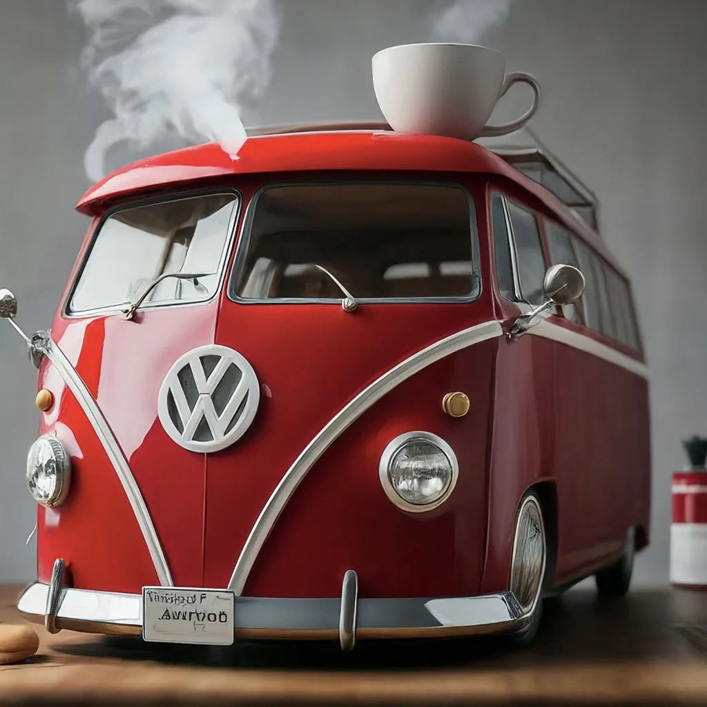 Volkswagen Bus Inspired Coffee Maker