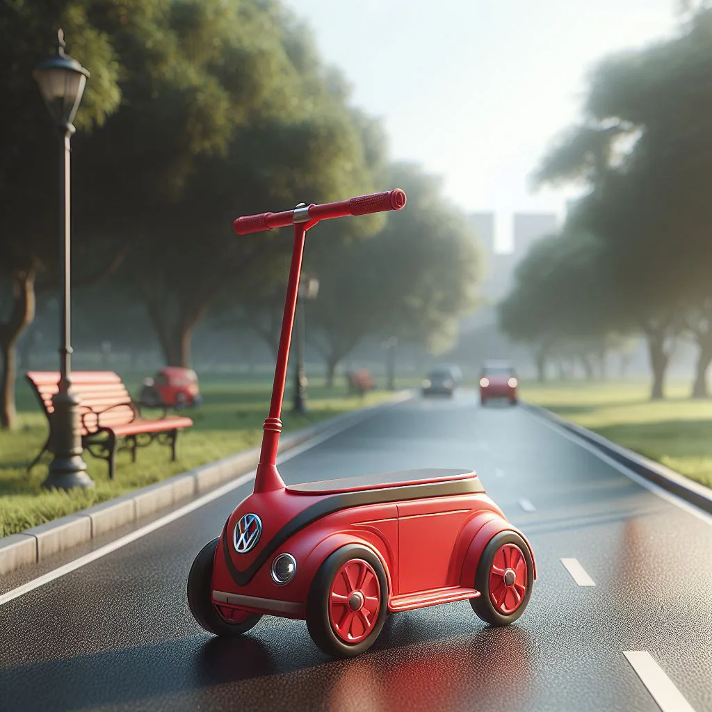 Hit the Pavement: Volkswagen Child Scooter for Fun and Safety