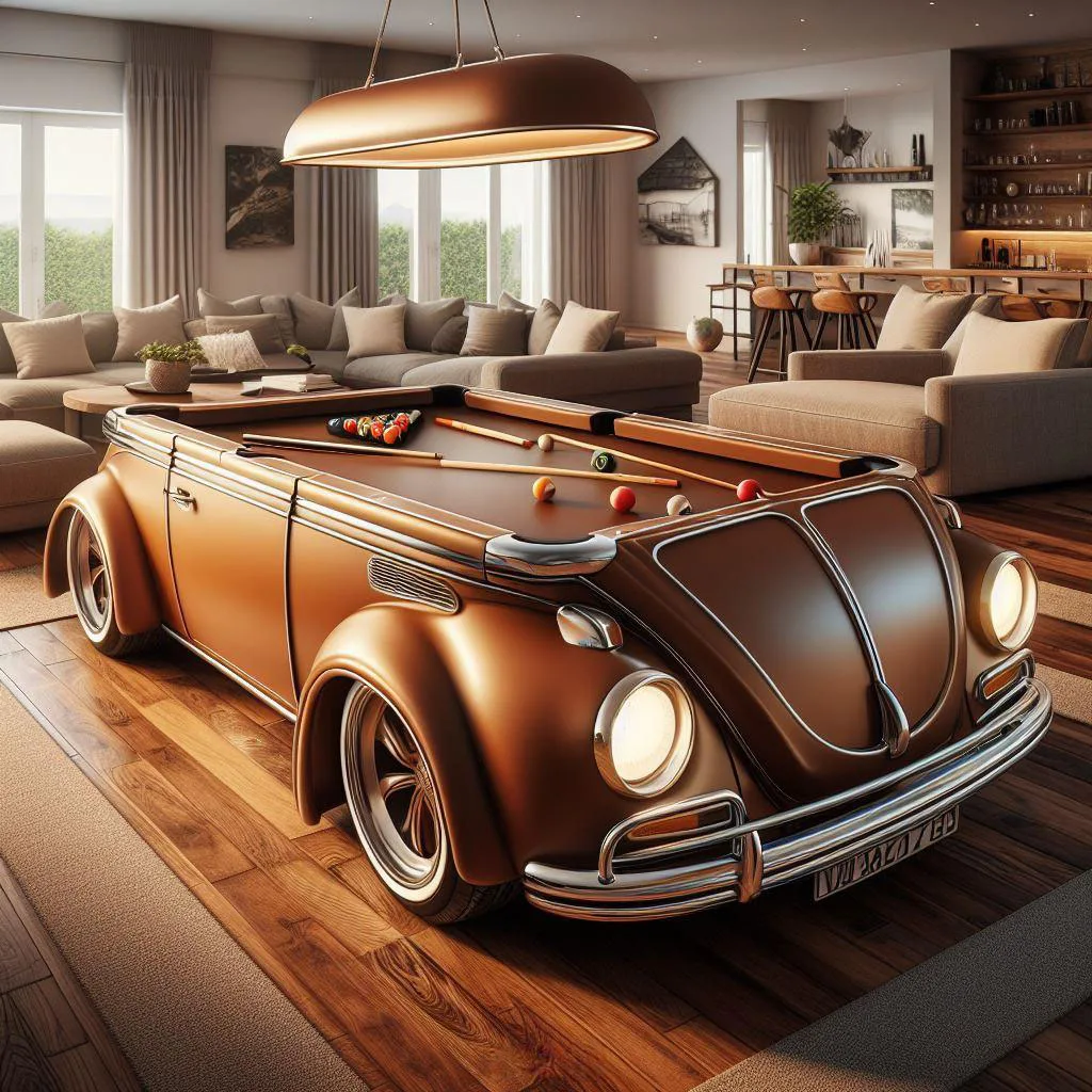 Unveiling the Volkswagen Inspired Pool Table