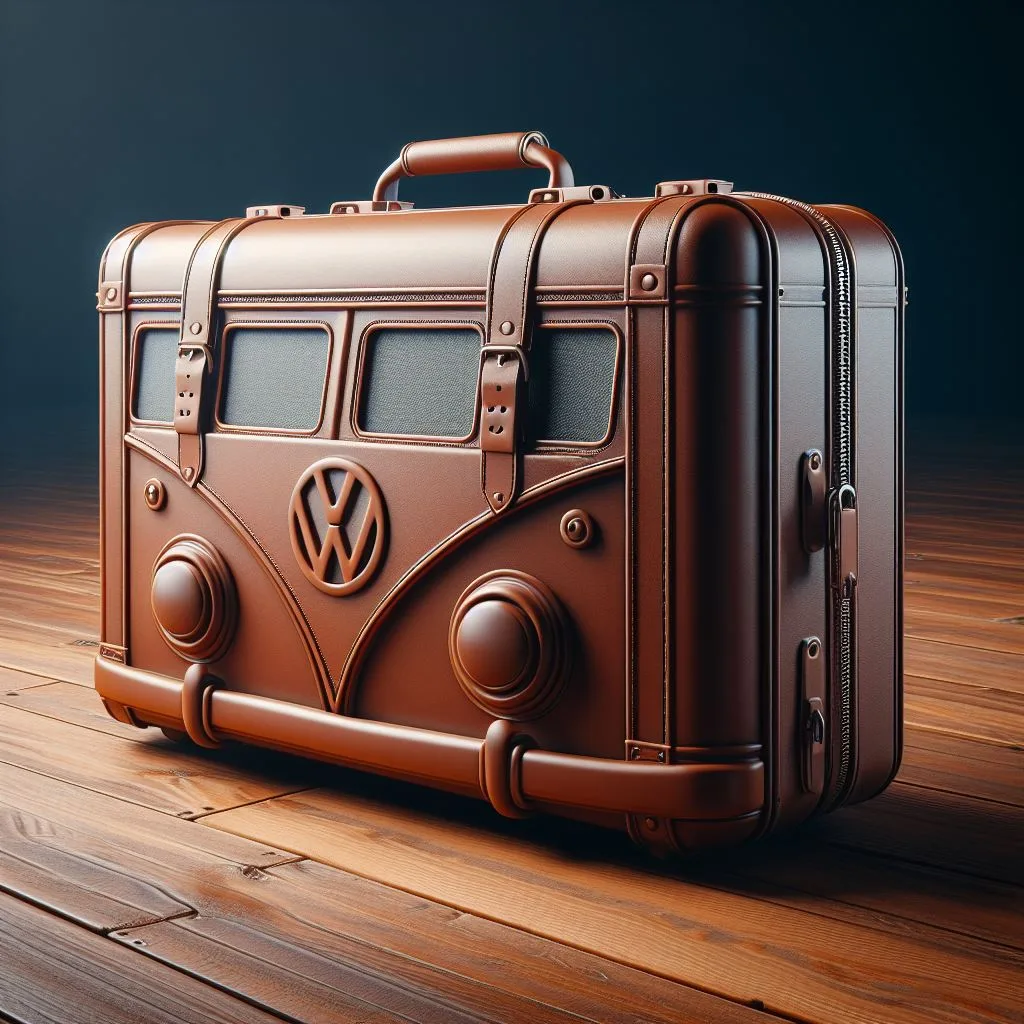 Unique Design of Volkswagen Shaped Suitcase