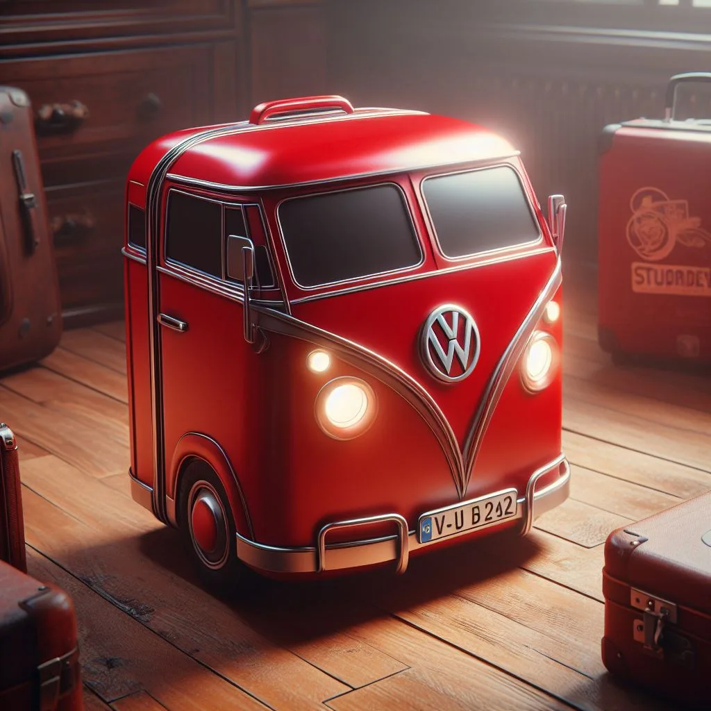 Unique Design of Volkswagen Shaped Suitcase