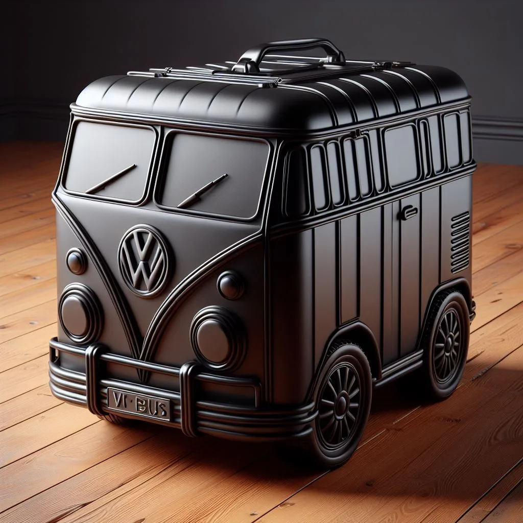 Travel Retro: Volkswagen Shaped Travel Suitcase for Vintage Wanderers