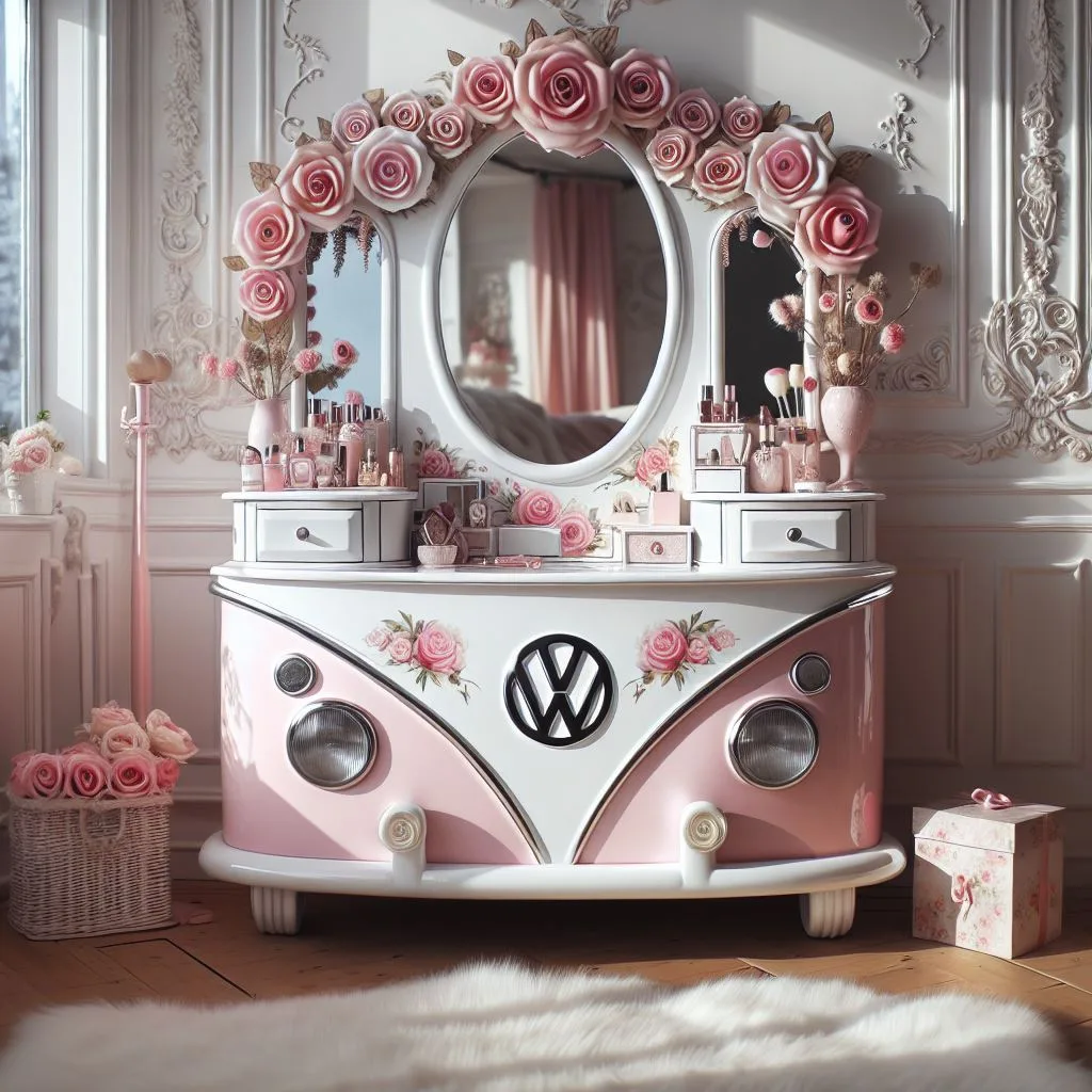 Design Features of Volkswagen Makeup Tables