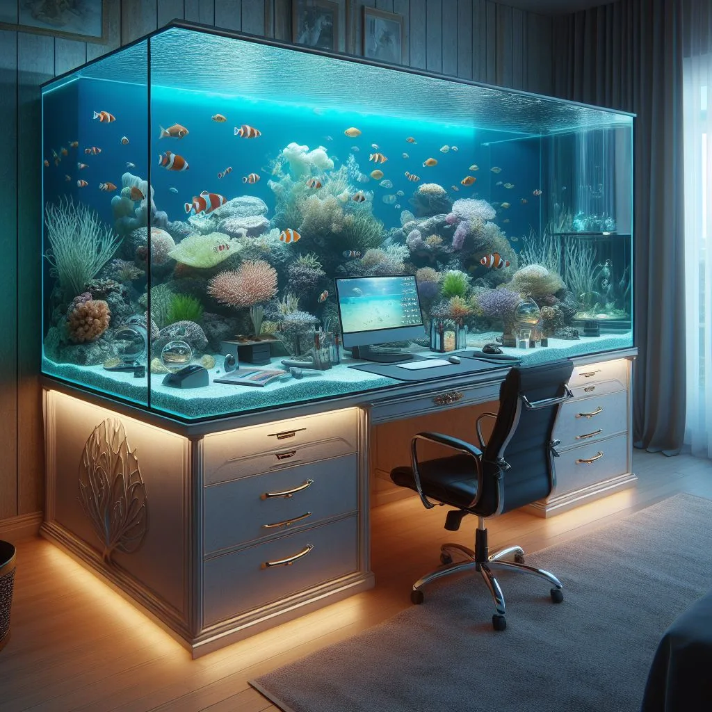 Innovative Aquarium-Inspired Desk Organizers