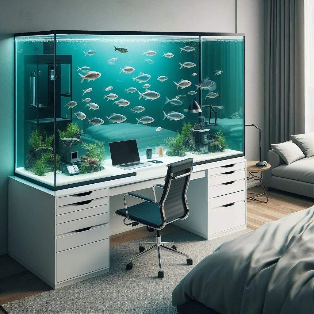 Unique Desk Aquarium Ideas