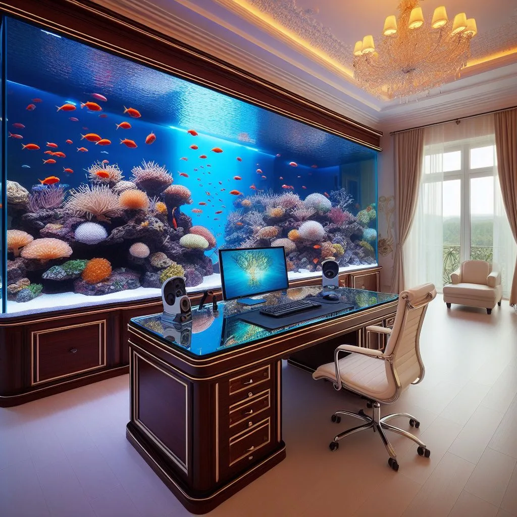 Creative Ways to Incorporate Aquariums into Desks