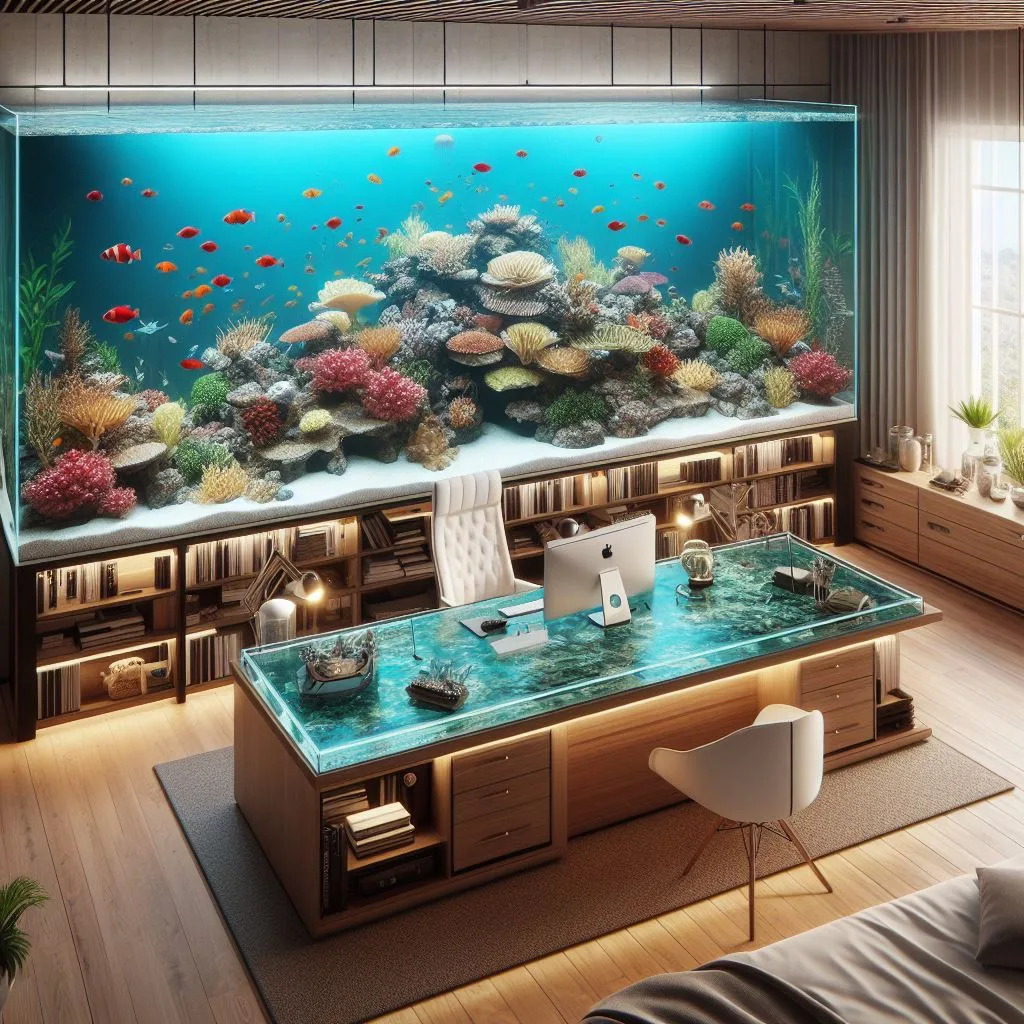 Creative Ways to Incorporate Aquariums into Desks