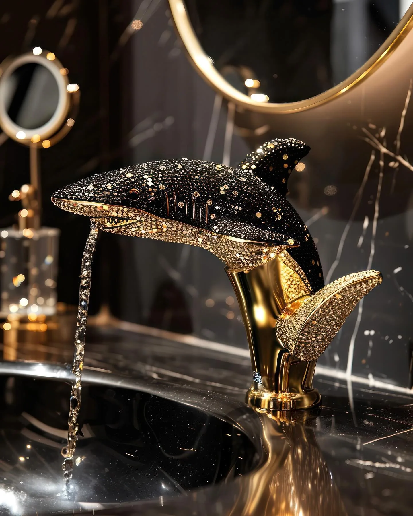 Unlocking Luxury: Introducing the Black & Gold Crystal Collection