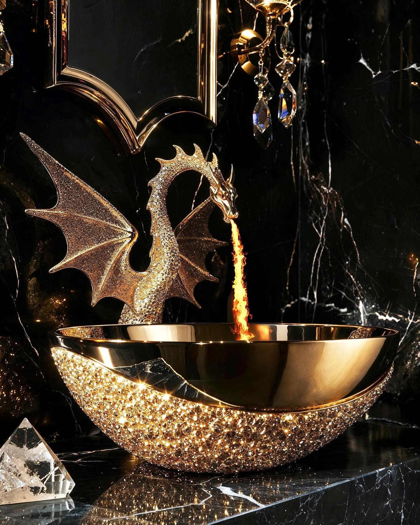 Unlocking Luxury: Introducing the Black & Gold Crystal Collection