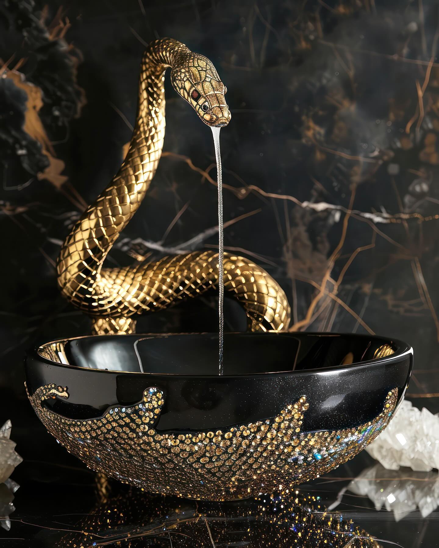 Unlocking Luxury: Introducing the Black & Gold Crystal Collection