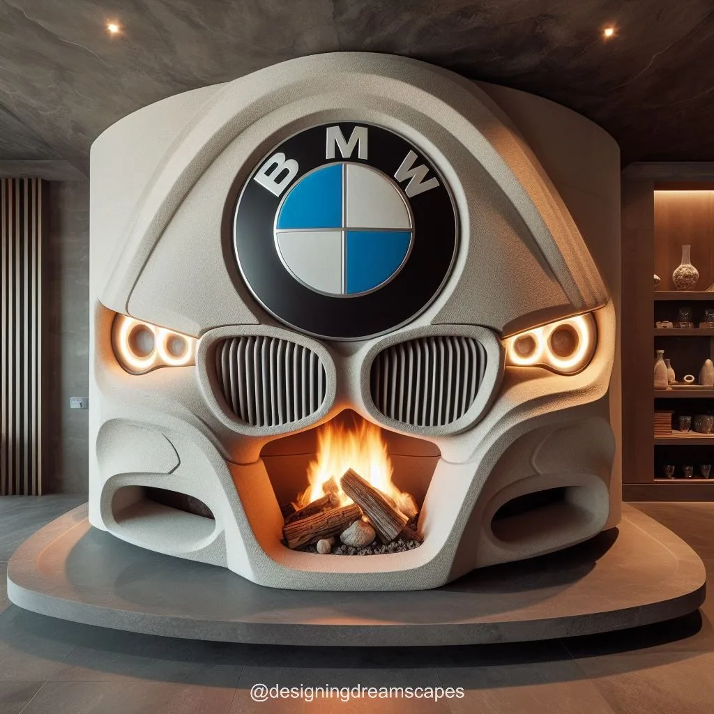 The Concept of a BMW Inspired Fireplace