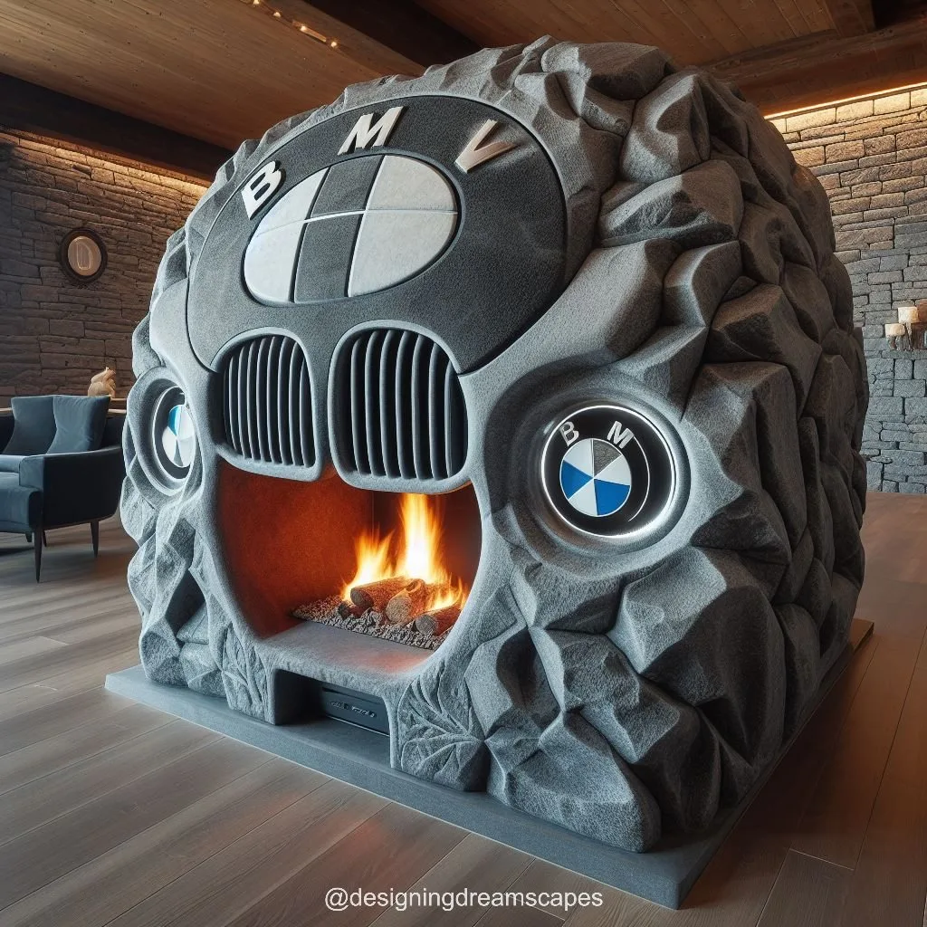 BMW Inspired Fireplace: A Perfect Blend of Luxury and Warmth