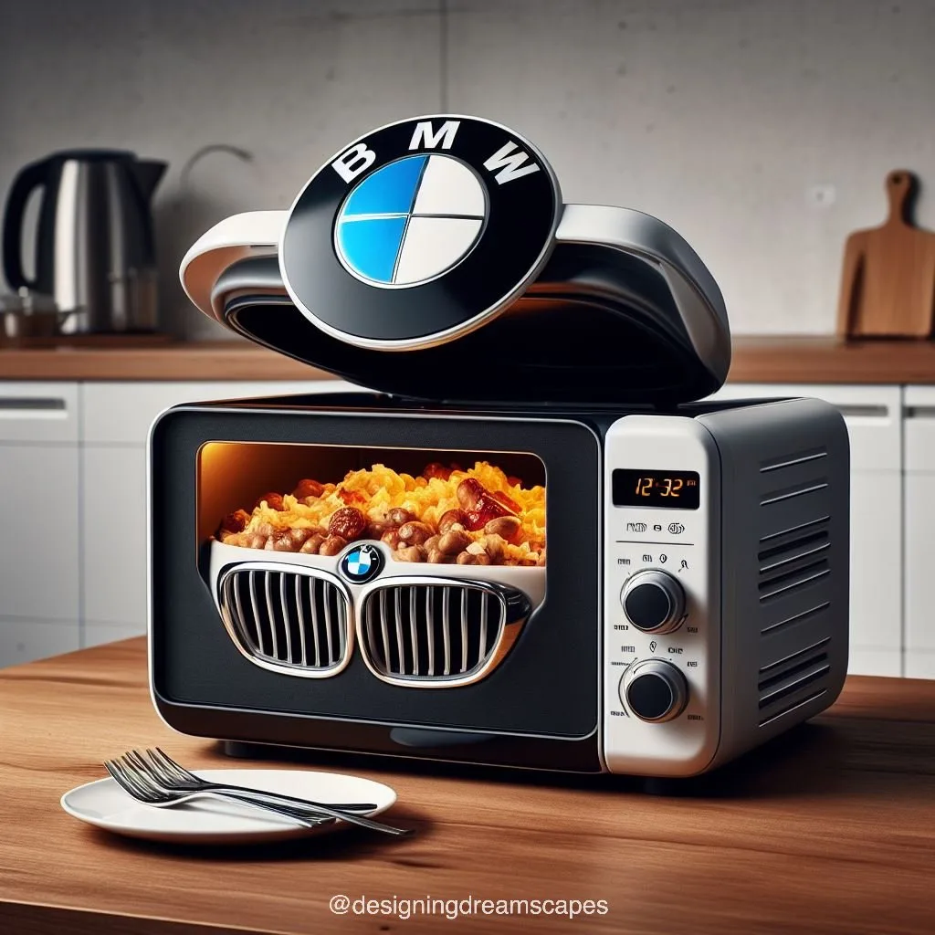 Sleek and Stylish: BMW-Inspired Microwave - A Fusion of Innovation and Luxury