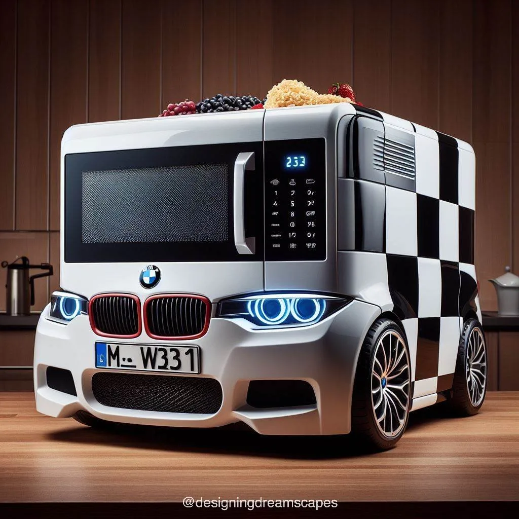 Sleek and Stylish: BMW-Inspired Microwave - A Fusion of Innovation and Luxury