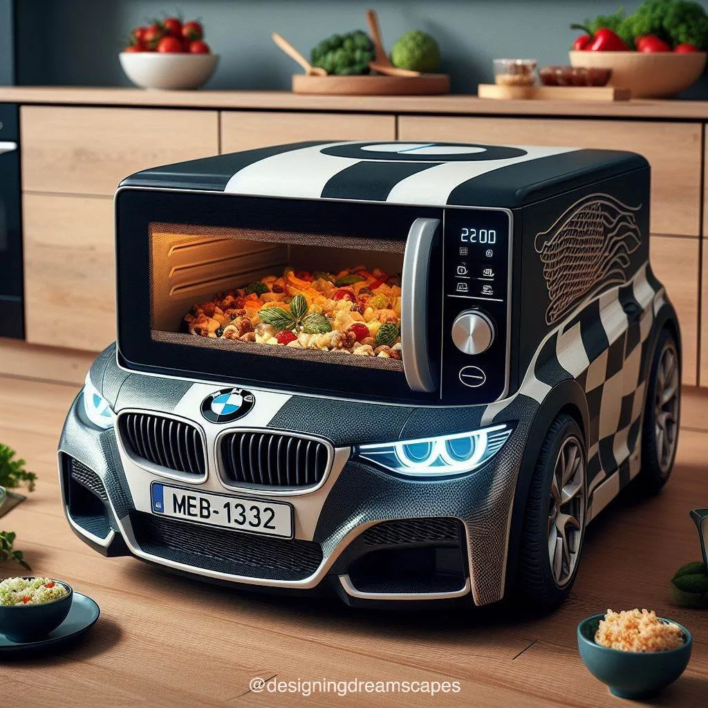 Sleek and Stylish: BMW-Inspired Microwave - A Fusion of Innovation and Luxury