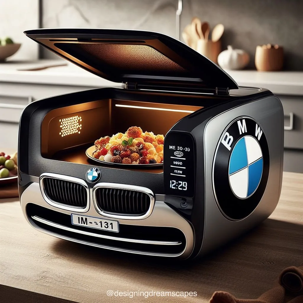 Sleek and Stylish: BMW-Inspired Microwave - A Fusion of Innovation and Luxury