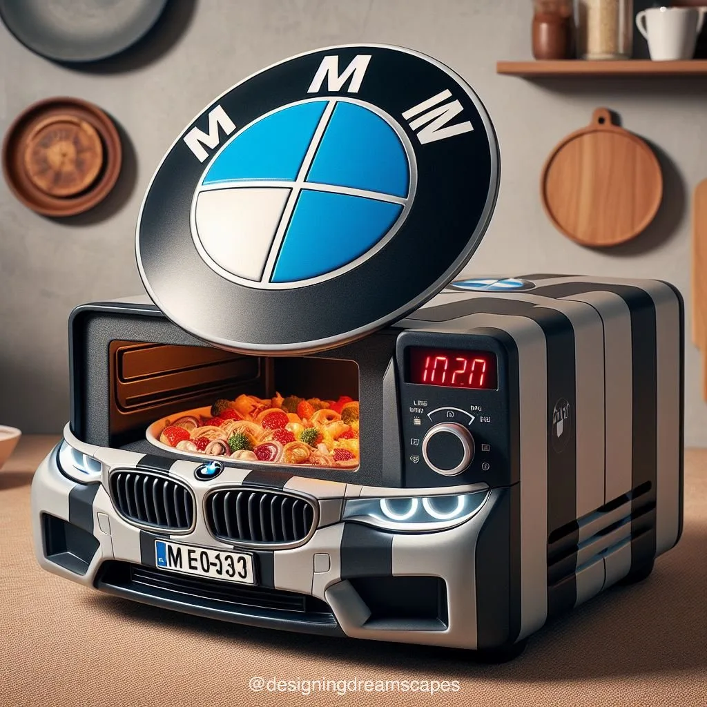 Sleek and Stylish: BMW-Inspired Microwave - A Fusion of Innovation and Luxury