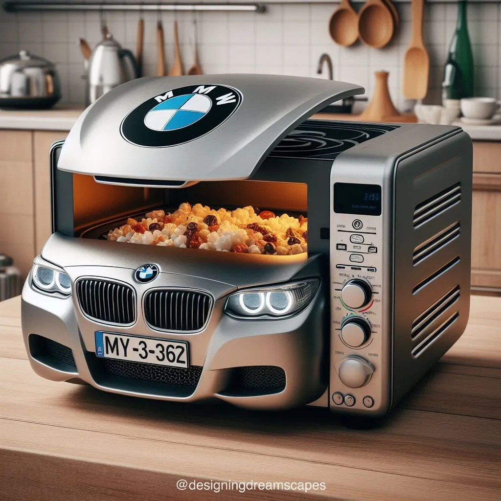 Sleek and Stylish: BMW-Inspired Microwave - A Fusion of Innovation and Luxury