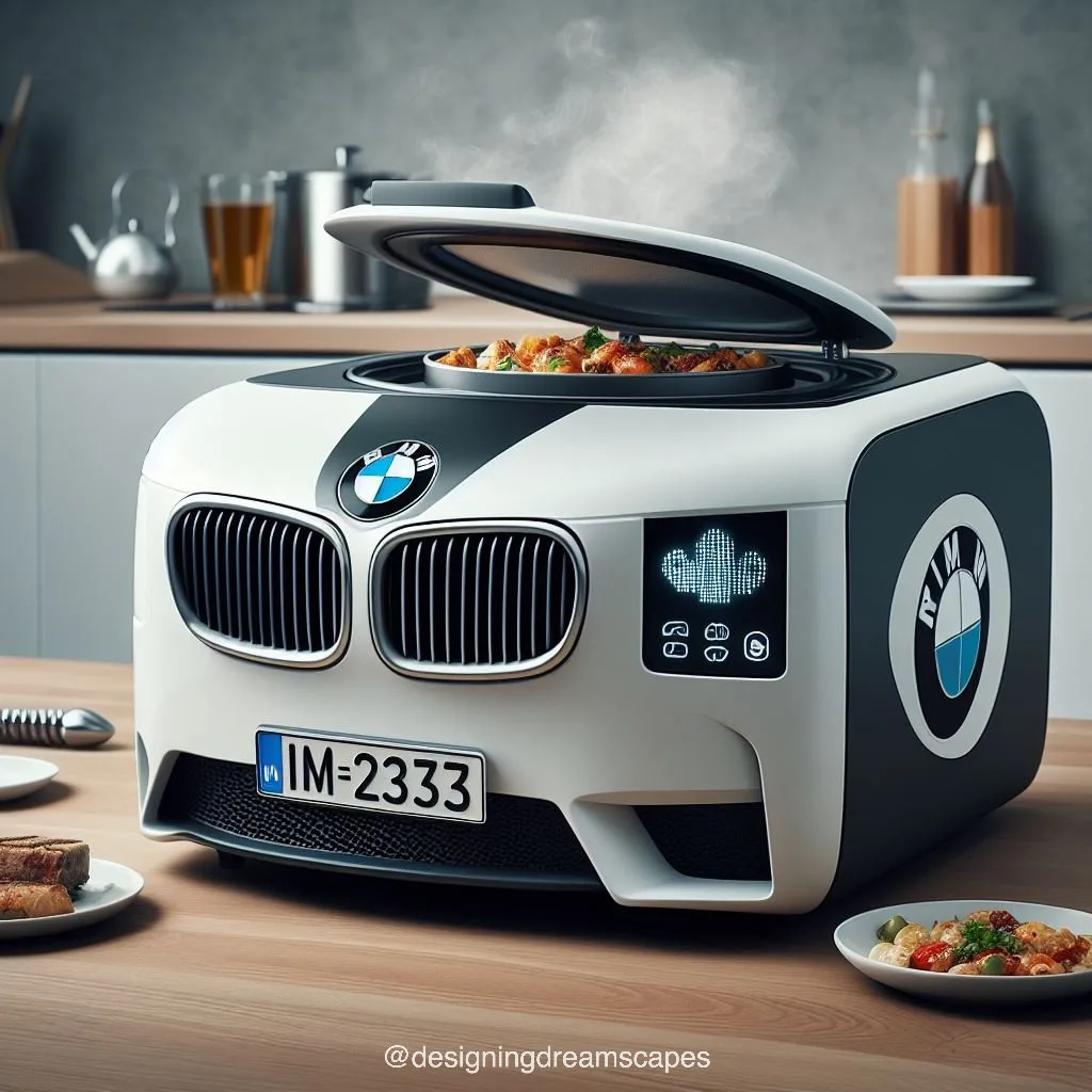 Sleek and Stylish: BMW-Inspired Microwave - A Fusion of Innovation and Luxury