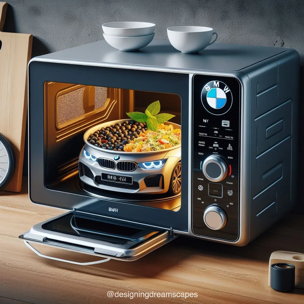 Sleek and Stylish: BMW-Inspired Microwave - A Fusion of Innovation and Luxury