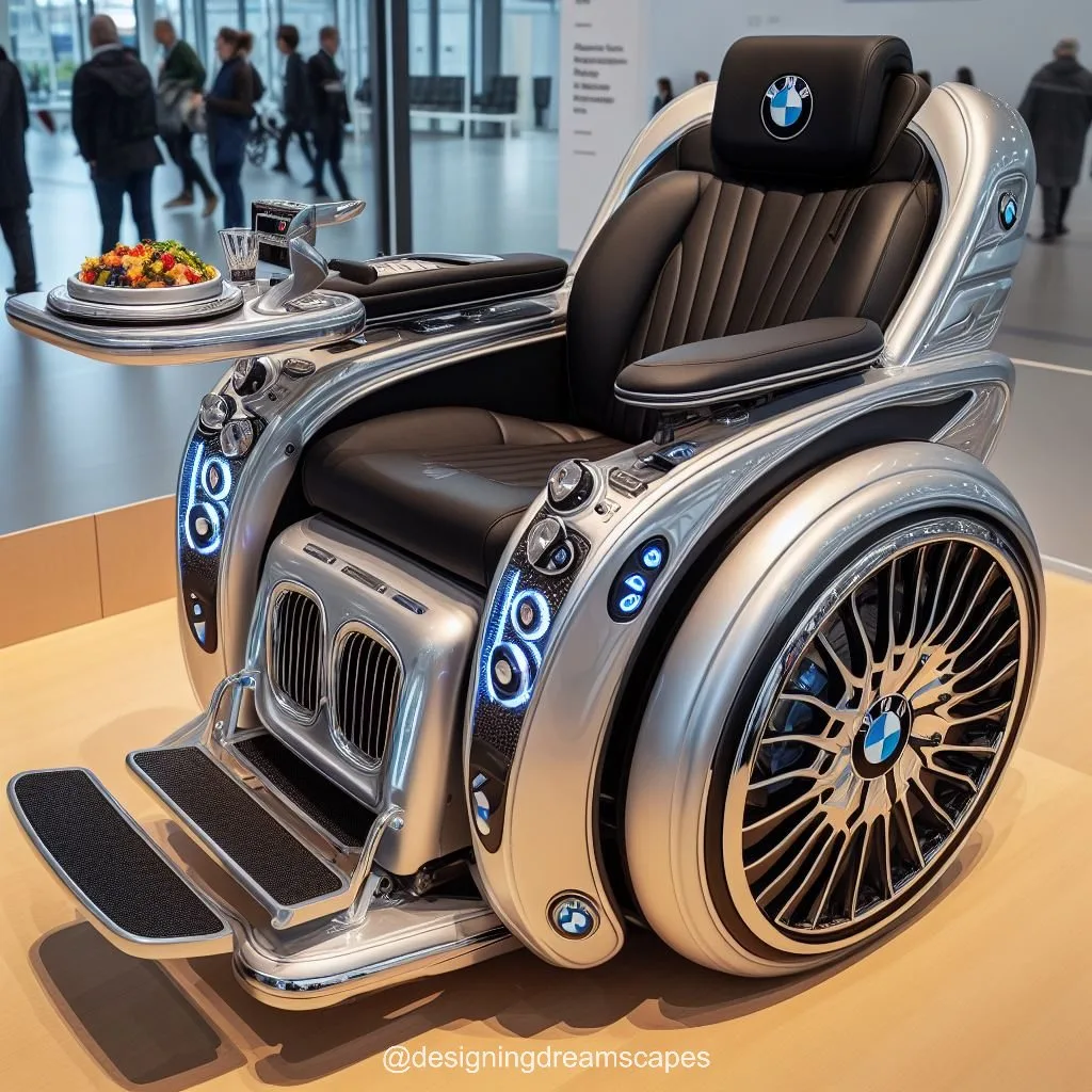 Die Merkmale des von BMW inspirierten Rollstuhls
