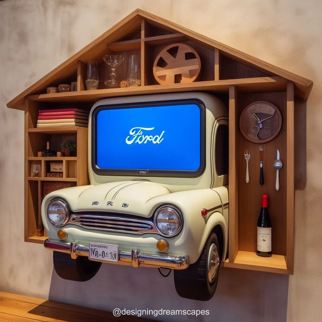 BMW Shaped TV Shelf: The Perfect Addition to Your Home