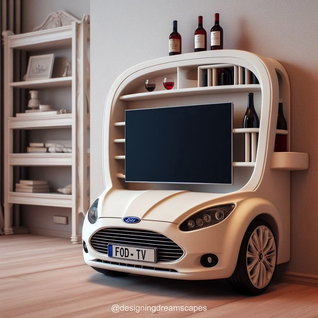 BMW Shaped TV Shelf: The Perfect Addition to Your Home