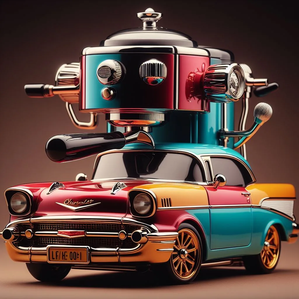 Chevrolet Inspired Coffee Machine: Luxury Design & Technology