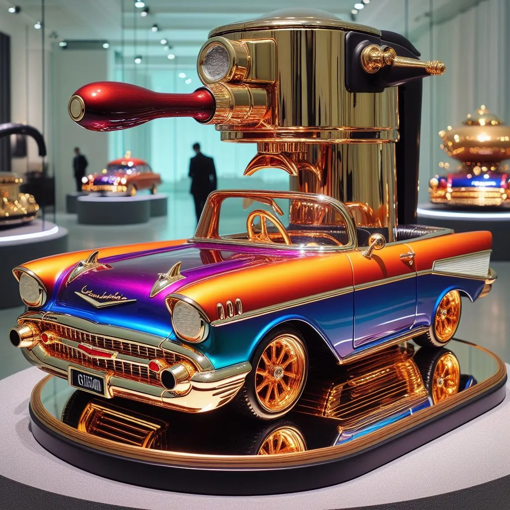 Chevrolet Inspired Coffee Machine: Luxury Design & Technology