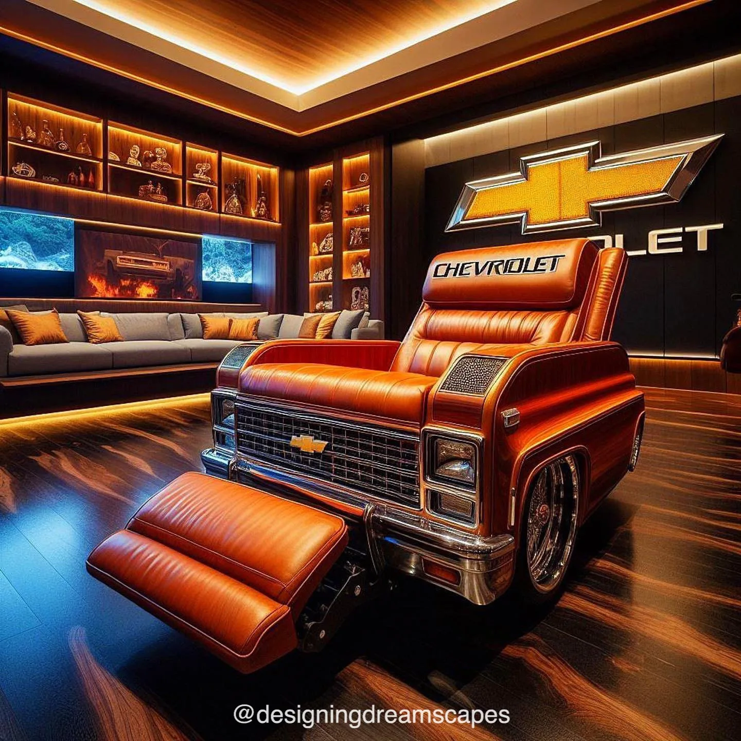 Chevrolet Inspired Recliner: Cruise in Comfort at Home